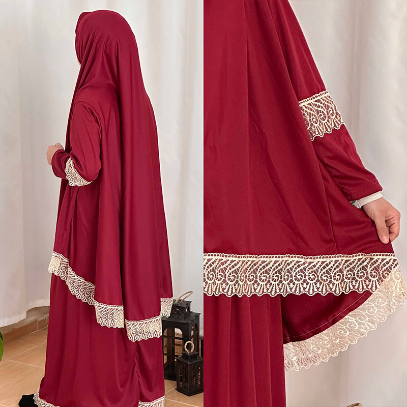 (Yetişkin) Namaz Elbisesi, Bordo