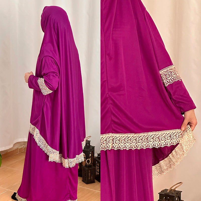 (Yetişkin) Namaz Elbisesi, Mor